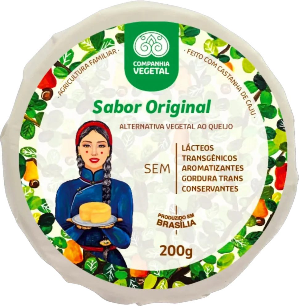 queijo vegetal original companhia vegatal 200g queijo vegetal original companhia vegatal 200g